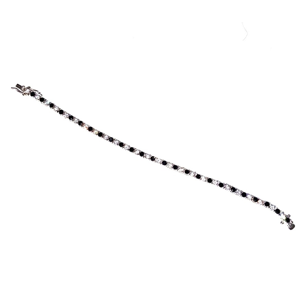 Onyx and Swarovski Crystal Bracelet